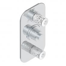 THG G2R-5540BE-A02 - Trim for thg thermostat with 2-way diverter and on/off control, rough part supplied with fixing bo