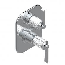 THG G2S-5500BE-A02 - Trim for thg thermostat with 2-way diverter, rough part supplied with fixing box ref. 5 500AE/US
