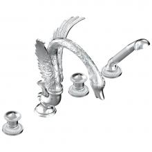 THG G31-112BSGUS-A08 - Roman tub set with divertor spout and handshower, 3/4'' valves