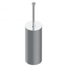 THG G31-4700C-A08 - Metal toilet brush holder with brush with cover floor mounted