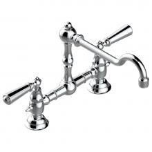 THG G3M-159/US-A08 - Exposed lavatory or kitchen faucet 8'' ctc, 2-hole, less drain