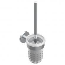 THG G5A-4722-A08 - WALL MOUNTED TOILET BRUSH W/ GLASS HOLDER