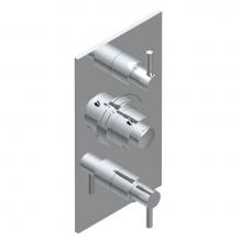 THG G5A-5400BE-A02 - Trim for THG thermostatic valve 2 volume controls, rough part supplied with fixing box ref. 5 400A