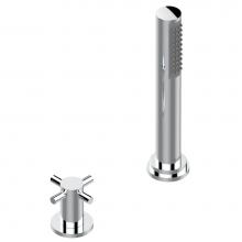 THG G5A-6532/60A-A08 - Deck mounted mixer with handshower, progressive cartridge