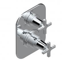 THG G69-5500BE-A02 - Trim for thg thermostat with 2-way diverter, rough part supplied with fixing box ref. 5 500AE/US