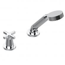 THG G69-6532/60A-A02 - Deck mounted mixer with handshower, progressive cartridge