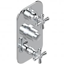 THG G7A-5540BE-A02 - Trim for thg thermostat with 2-way diverter and on/off control, rough part supplied with fixing bo