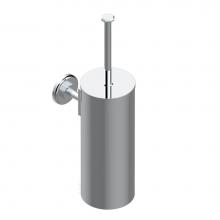 THG G7C-4720C-A02 - Metal toilet brush holder with brush with cover wall mounted
