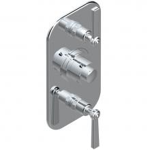 THG G7D-5400BE-A02 - Trim for THG thermostatic valve 2 volume controls, rough part supplied with fixing box ref. 5 400A
