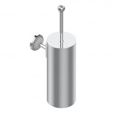 THG U1D-4720C-A02 - Metal toilet brush holder with brush with cover wall mounted
