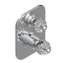 THG U1D-5500BE-A02 - Trim for thg thermostat with 2-way diverter, rough part supplied with fixing box ref. 5 500AE/US