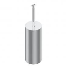 THG U2B-4700C-A02 - Metal toilet brush holder with brush with cover floor mounted