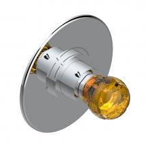 THG U5A-5100BR-A02 - Trim for THG thermostatic valve, rough part supplied with fixing box ref. 5 200AE/US - Round plate