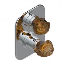 THG U5D-5500BE-A02 - Trim for thg thermostat with 2-way diverter, rough part supplied with fixing box ref. 5 500AE/US