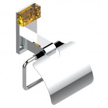 THG U5E-538AC-A08 - Toilet paper holder, single mount with cover