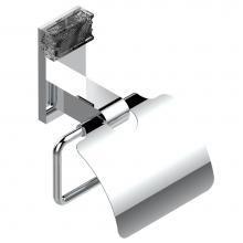 THG U5F-538AC-A02 - Toilet paper holder, single mount with cover