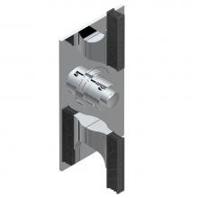THG U5F-5400BE-A02 - Trim for THG thermostatic valve 2 volume controls, rough part supplied with fixing box ref. 5 400A