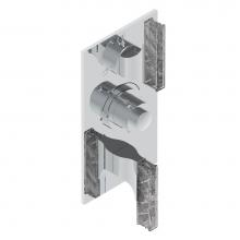 THG U5F-5540BE-A02 - Trim for thg thermostat with 2-way diverter and on/off control, rough part supplied with fixing bo