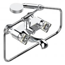 THG U6E-13B/US-A08 - Exposed tub filler with cradle handshower, wall mounted