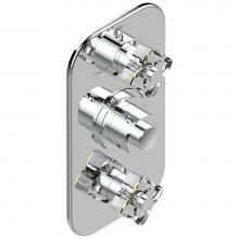 THG U6E-5540BE-A02 - Trim for thg thermostat with 2-way diverter and on/off control, rough part supplied with fixing bo