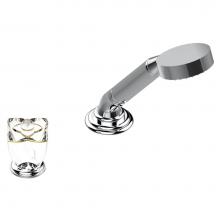 THG U6E-6532/60A-A08 - Deck mounted mixer with handshower, progressive cartridge