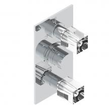 THG U6F-5540BE-A08 - Trim for thg thermostat with 2-way diverter and on/off control, rough part supplied with fixing bo