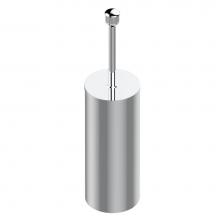 THG U7A-4700C-A02 - Metal toilet brush holder with brush with cover floor mounted