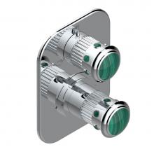 THG U7A-5500BE-A08 - Trim for thg thermostat with 2-way diverter, rough part supplied with fixing box ref. 5 500AE/US