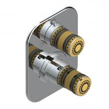 THG U8B-5500BE-A02 - Trim for thg thermostat with 2-way diverter, rough part supplied with fixing box ref. 5 500AE/US
