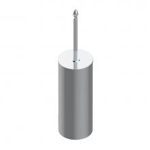 THG U95-4700C-A08 - Metal toilet brush holder with brush with cover floor mounted