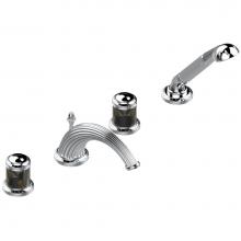 THG U95-112BGUS-A02 - Roman tub set with divertor spout and handshower, 3/4'' valves