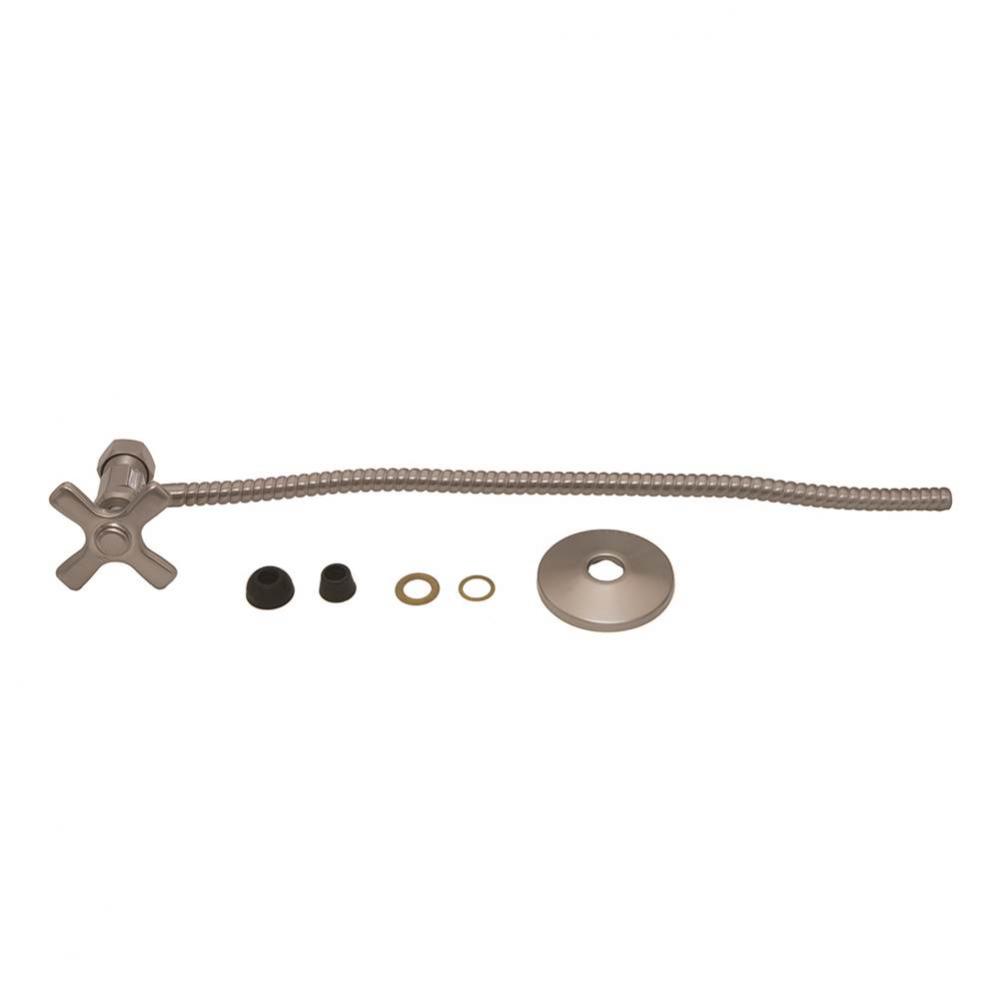 1/2''Cmp Ang/Stp W/15'' Rsr - Cross Hndl