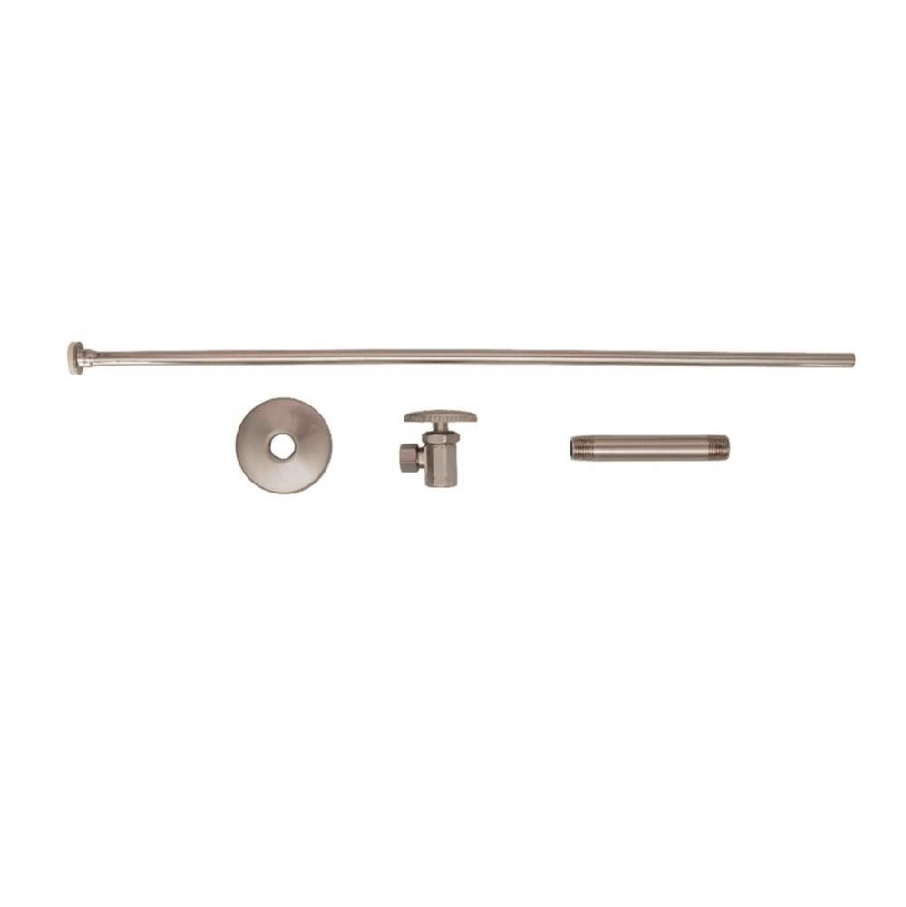 Closet Sply Set 3/8''IPS X3/8''Od Cmp Ang/Stp