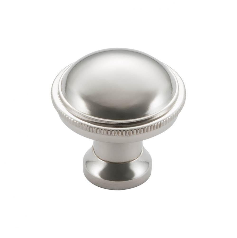 Purity Knob 1 1/8 Inch Polished Nickel