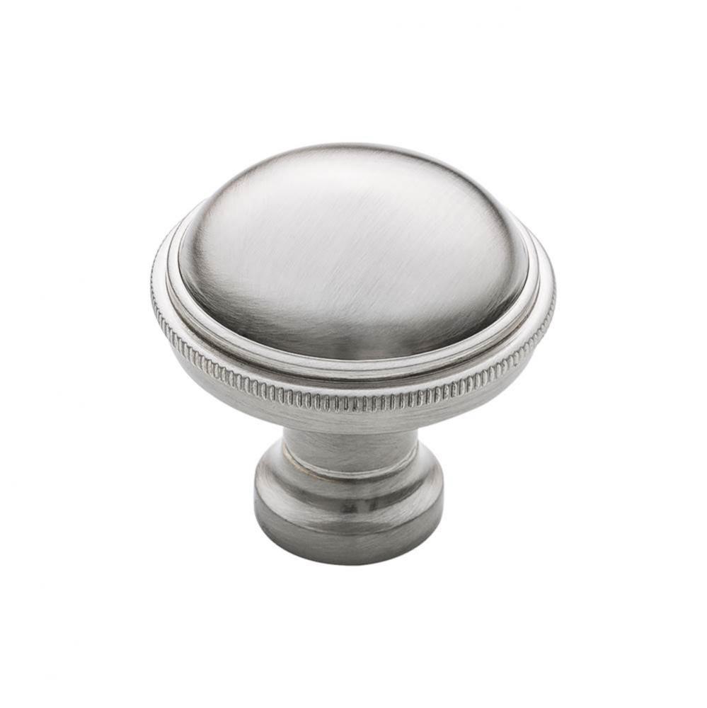 Purity Knob 1 5/16 Inch Brushed Satin Nickel