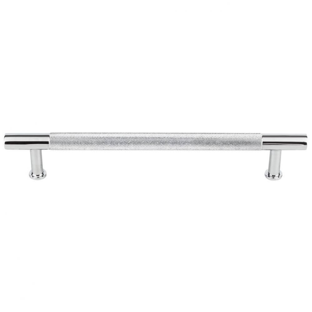 Beliza Knurled Bar Pull 6 5/16 Inch (c-c) Polished Chrome