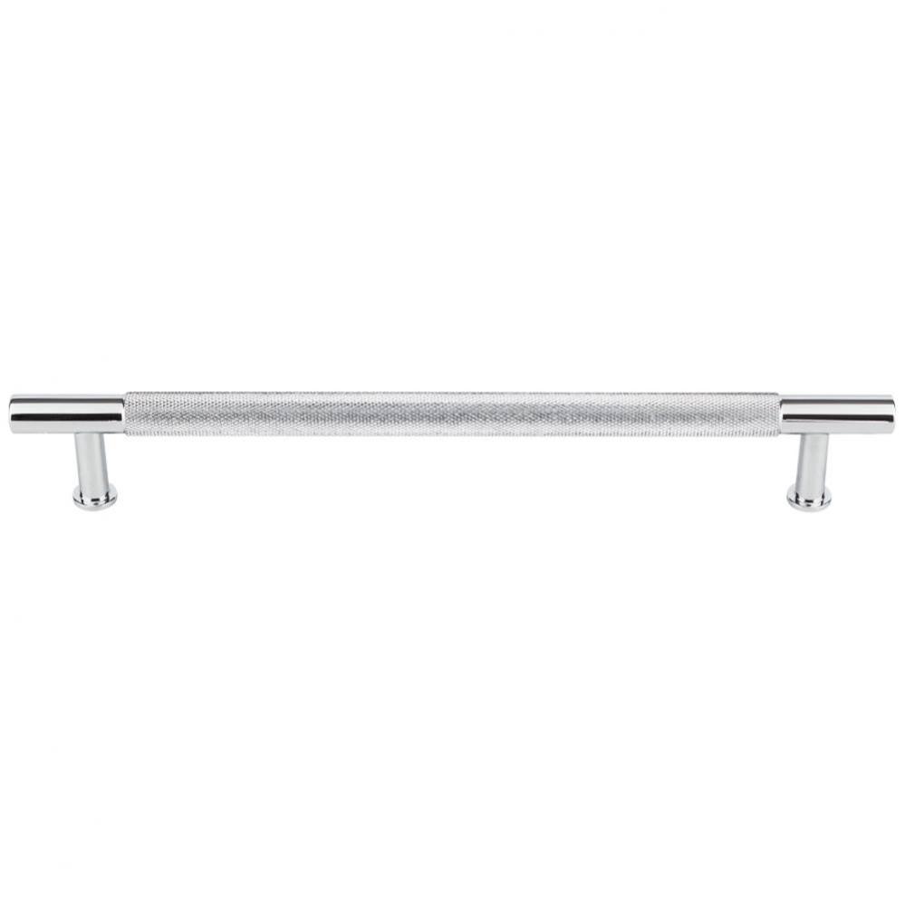 Beliza Knurled Bar Pull 7 9/16 Inch (c-c) Polished Chrome