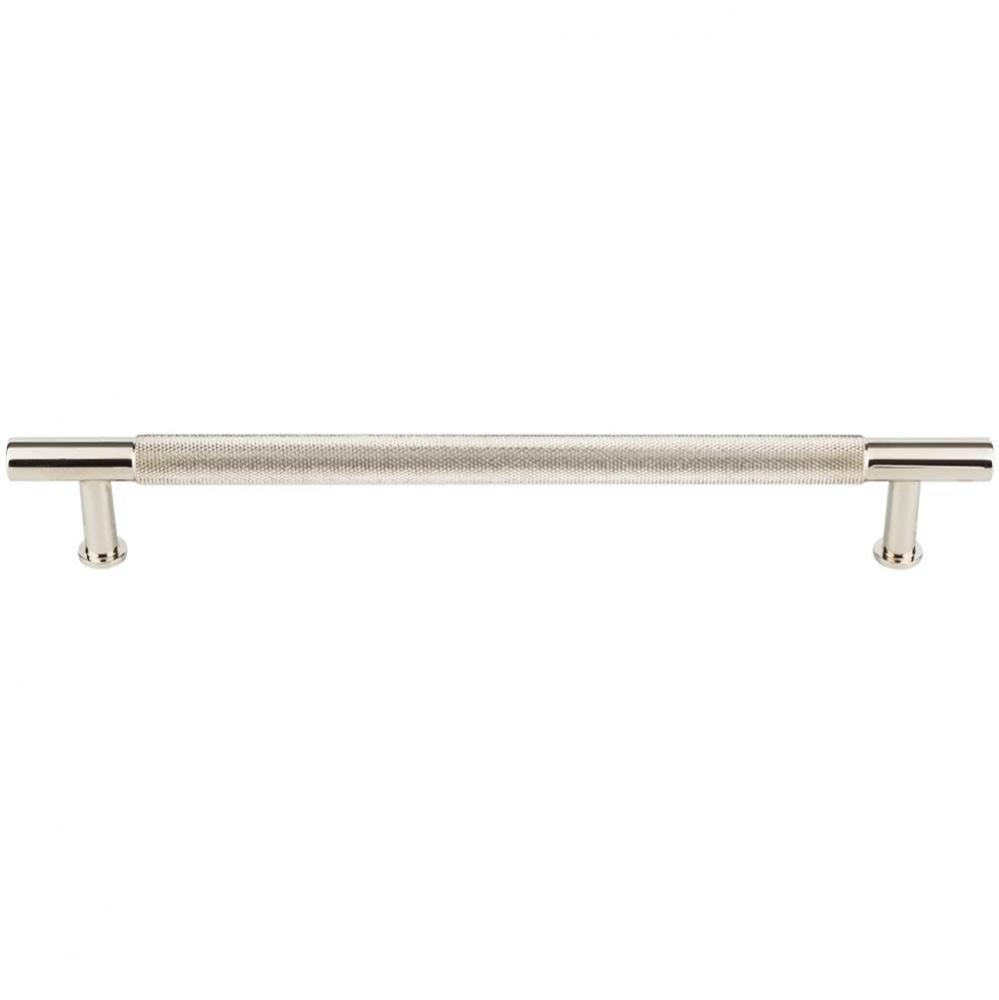 Beliza Knurled Bar Pull 7 9/16 Inch (c-c) Polished Nickel