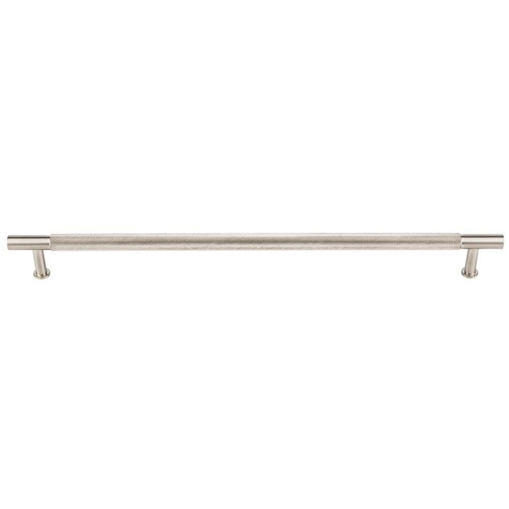 Beliza Knurled Bar Pull 12 Inch (c-c) Brushed Satin Nickel