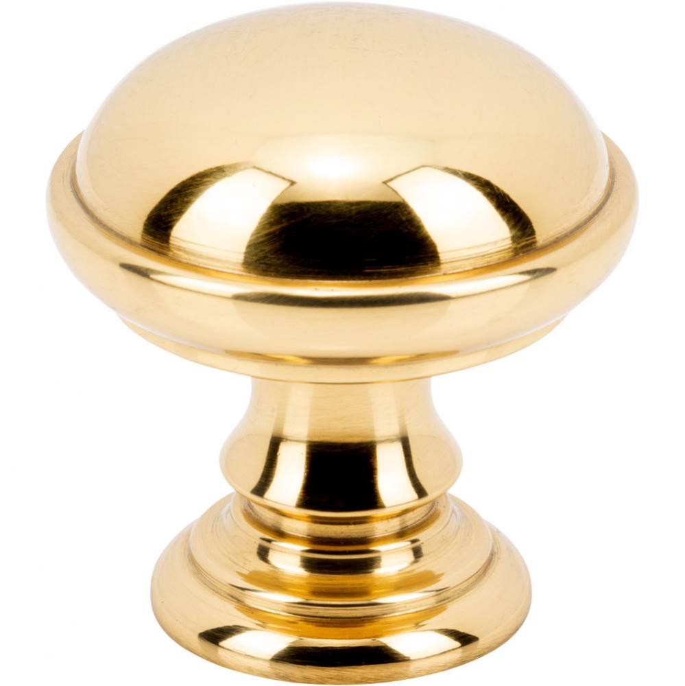 Ronan Knob 1 1/2 Inch Polished Brass