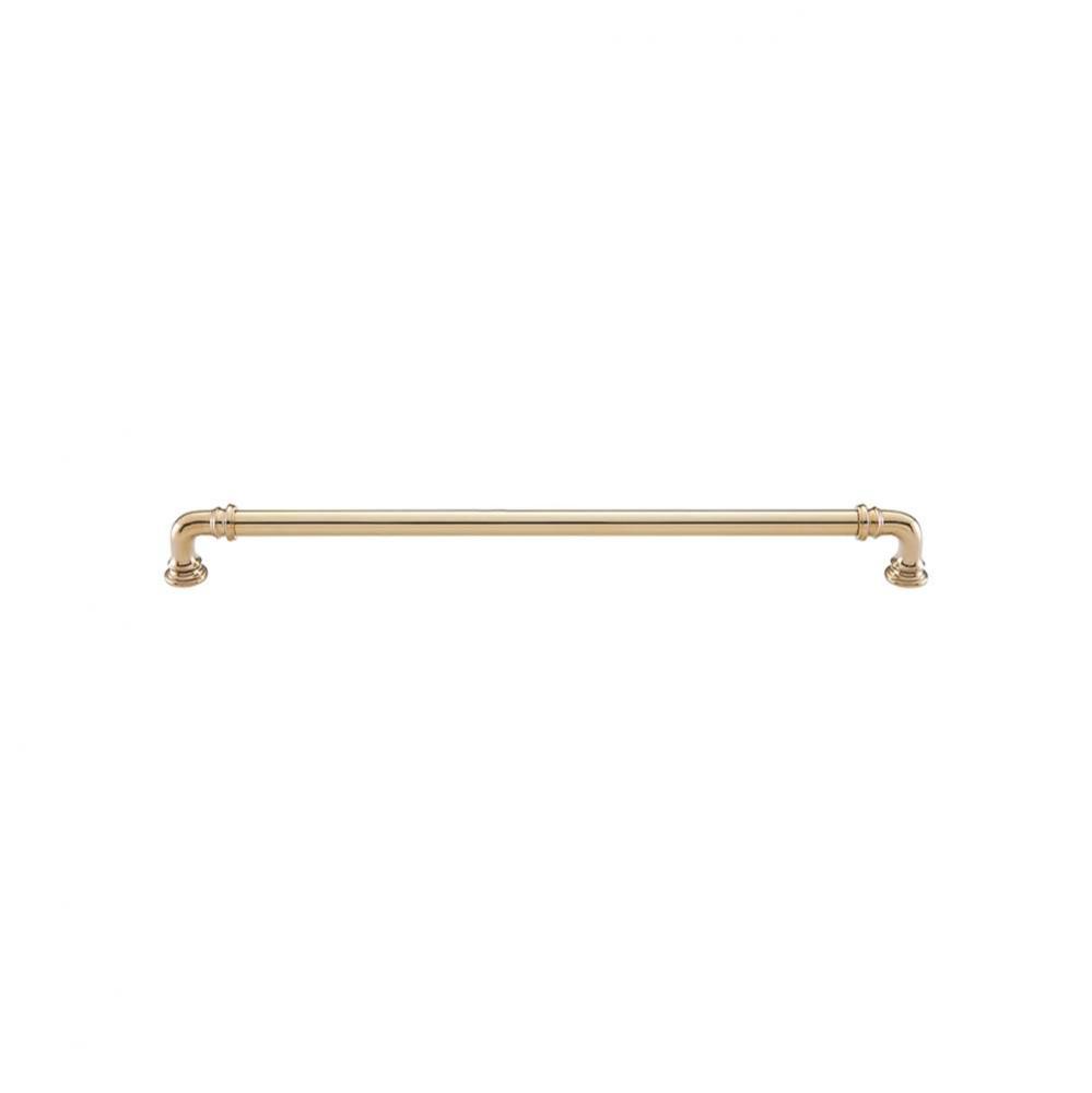 Ronan Pull 12 Inch Unlacquered Brass