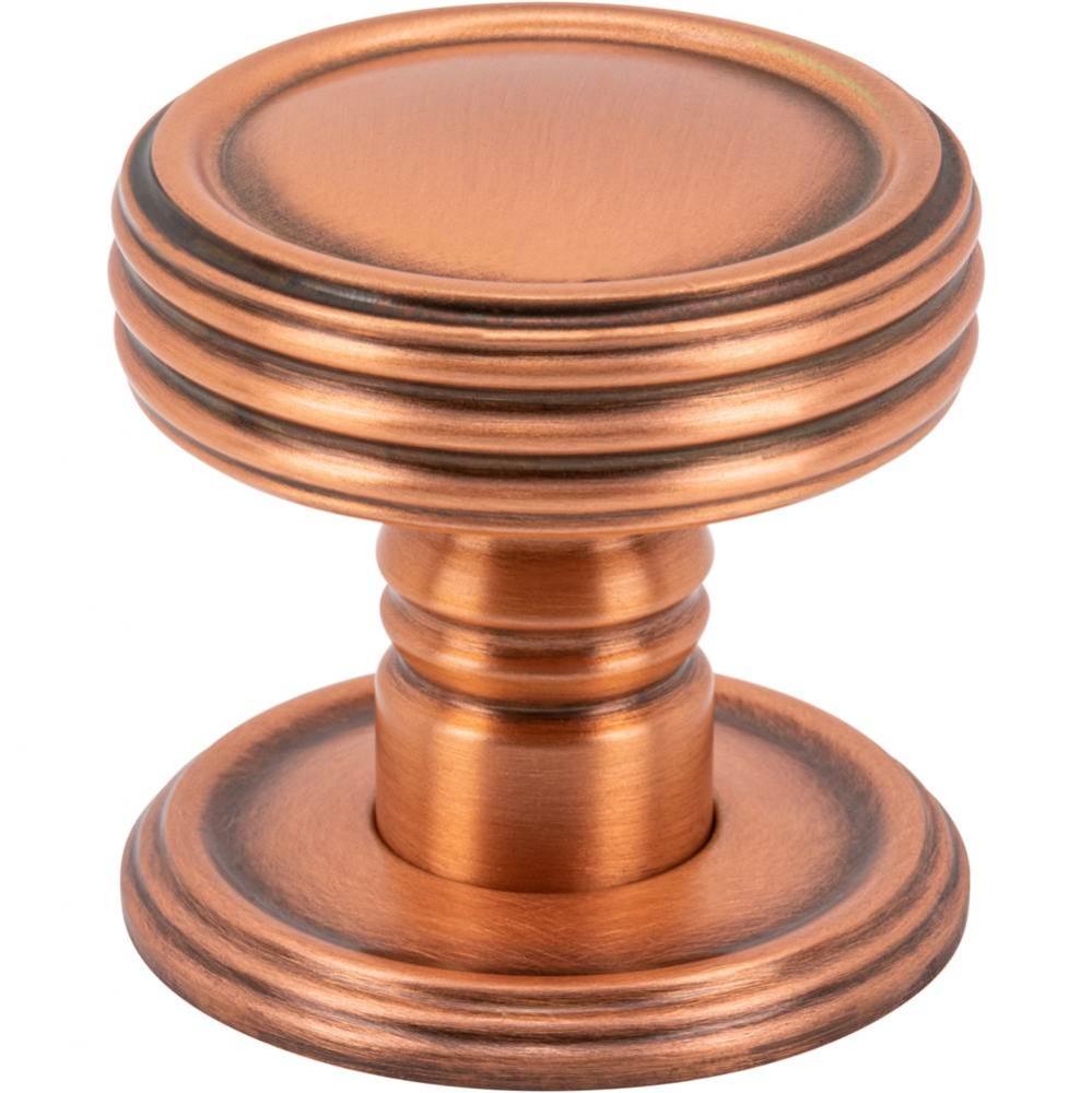 Divina Knob 1 1/2 Inch Brushed Copper
