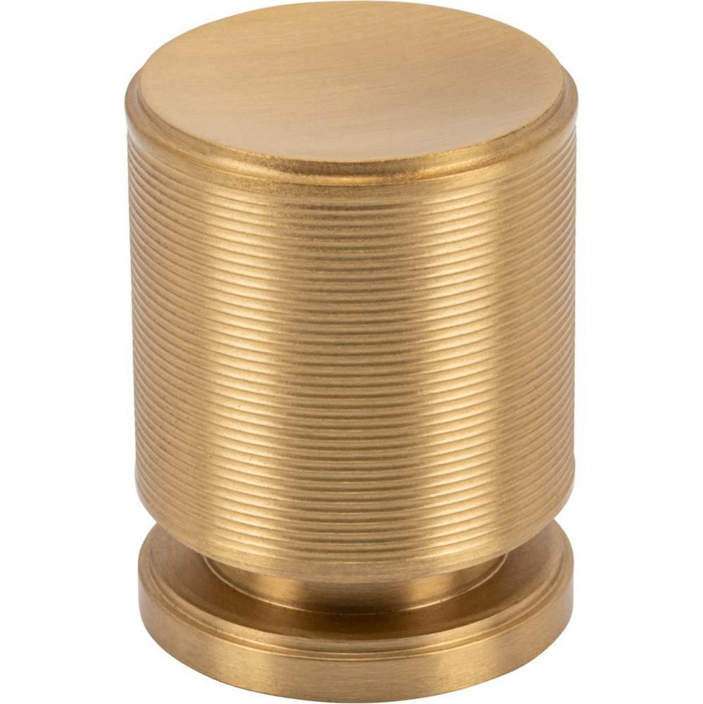 Vibe Knob 1 1/4 Inch Satin Brass