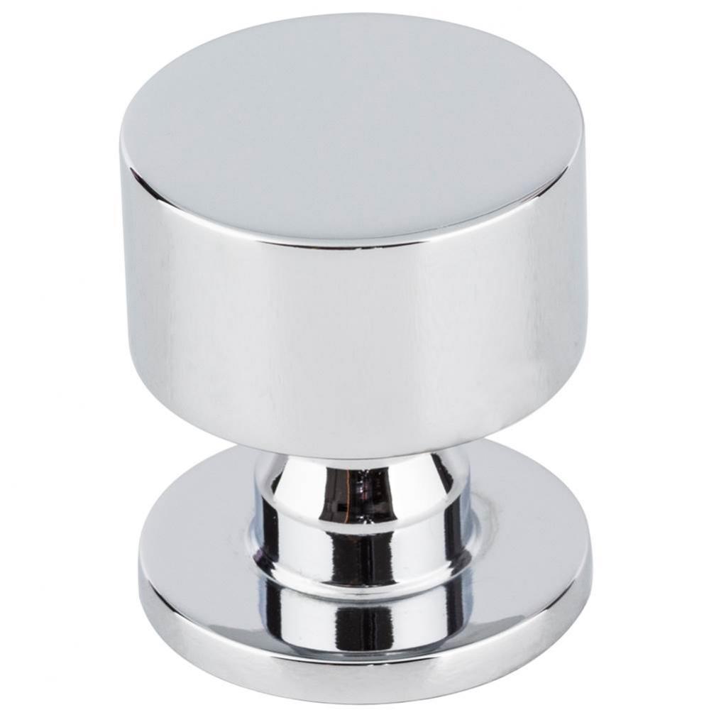 Dante Knob 1 1/8 Inch Polished Chrome