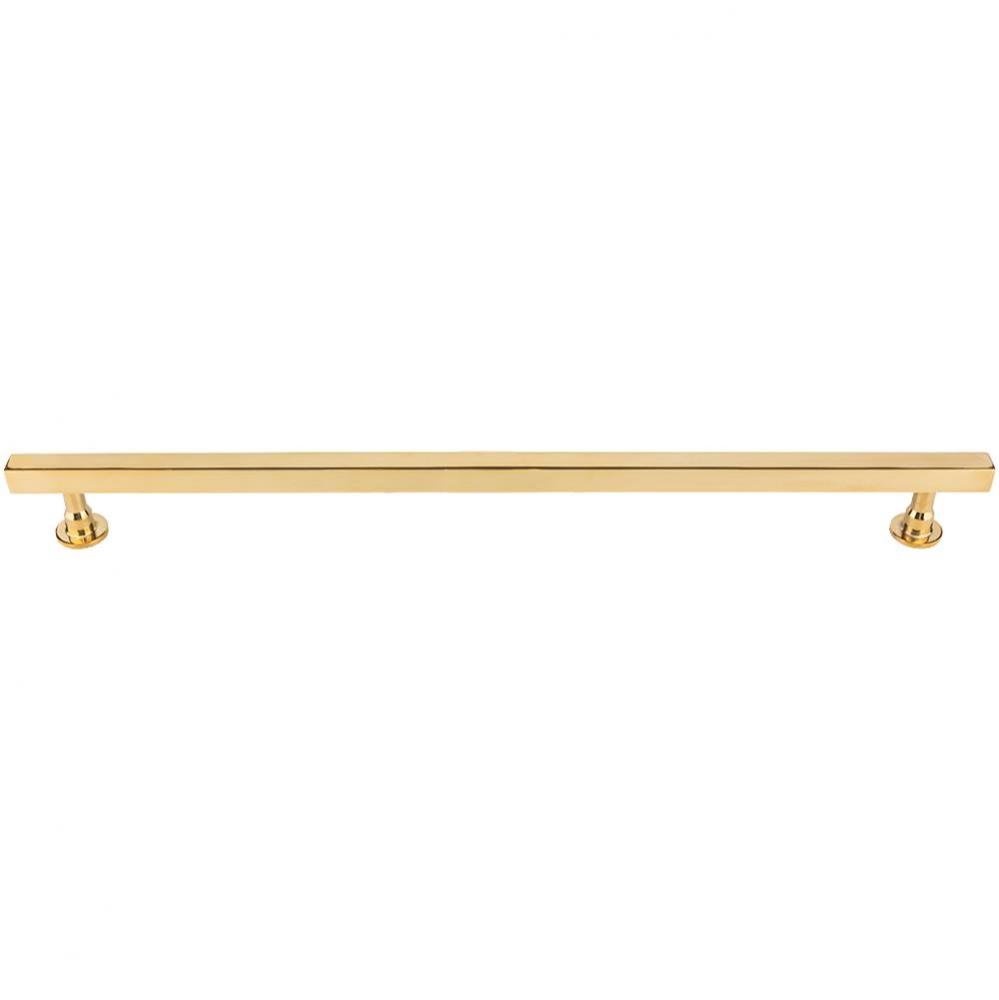 Dante Appliance Pull 18 Inch Unlaquered Brass