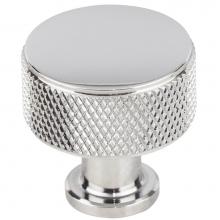 Vesta V7400PC - Beliza Cylinder Knurled Knob 15/16 Inch Polished Chrome