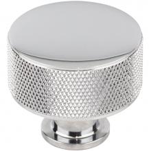 Vesta V7403PC - Beliza Cylinder Knurled Knob 1 3/8 Inch Polished Chrome