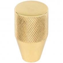 Vesta V7405PB - Beliza Conical Knurled Knob 3/4 Inch Polished Brass
