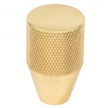 Vesta V7406PB - Beliza Conical Knurled Knob 13/16 Inch Polished Brass