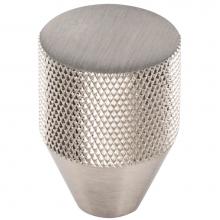 Vesta V7407BSN - Beliza Conical Knurled Knob 1 Inch Brushed Satin Nickel